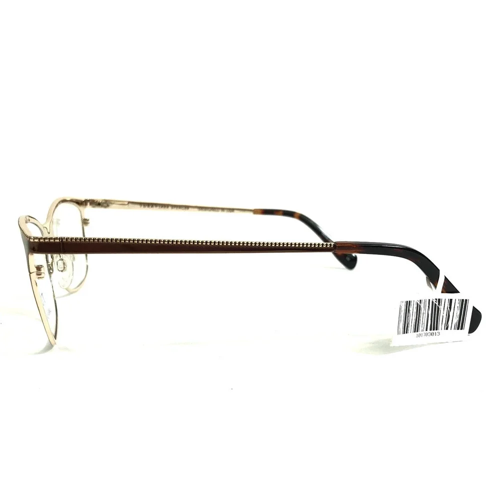 Tura by Lara Spencer Eyeglasses Frames LS131 BRN Brown Bronze Gold 53-16-140